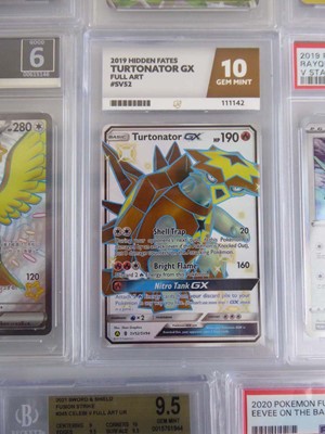 Lot x11 Assorted Graded Pokémon Cards to include...