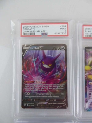 Lot x8 Assorted Graded Pokémon Cards to include...