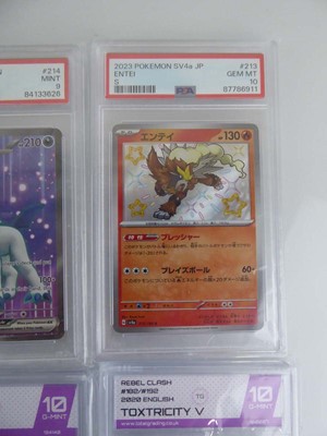 Lot x8 Assorted Graded Pokémon Cards to include...