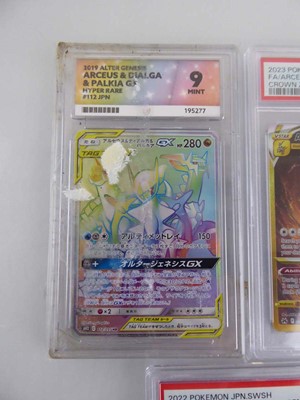 Lot x5 Assorted Graded Pokémon Cards to include...