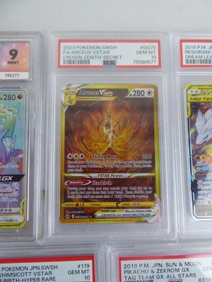 Lot x5 Assorted Graded Pokémon Cards to include...