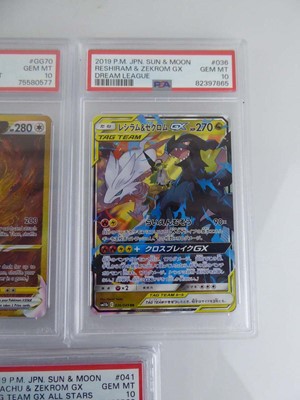 Lot x5 Assorted Graded Pokémon Cards to include...