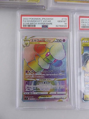 Lot x5 Assorted Graded Pokémon Cards to include...