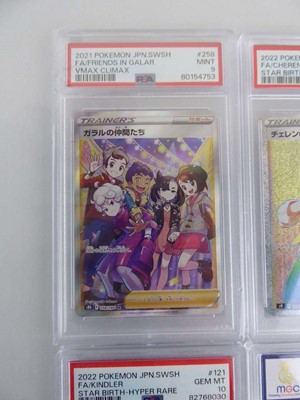 Lot x5 Assorted Graded Pokémon Cards to include...