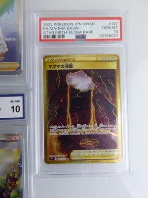 Lot x5 Assorted Graded Pokémon Cards to include...