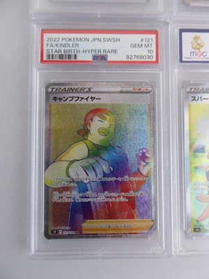 Lot x5 Assorted Graded Pokémon Cards to include...