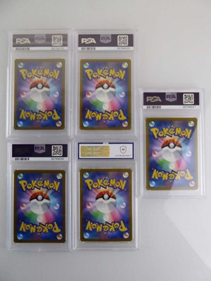 Lot x5 Assorted Graded Pokémon Cards to include...