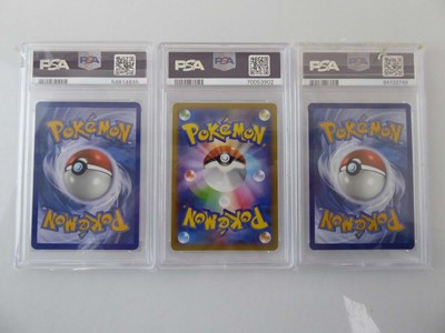 Lot x3 Graded Pokémon Cards to Include 2017...