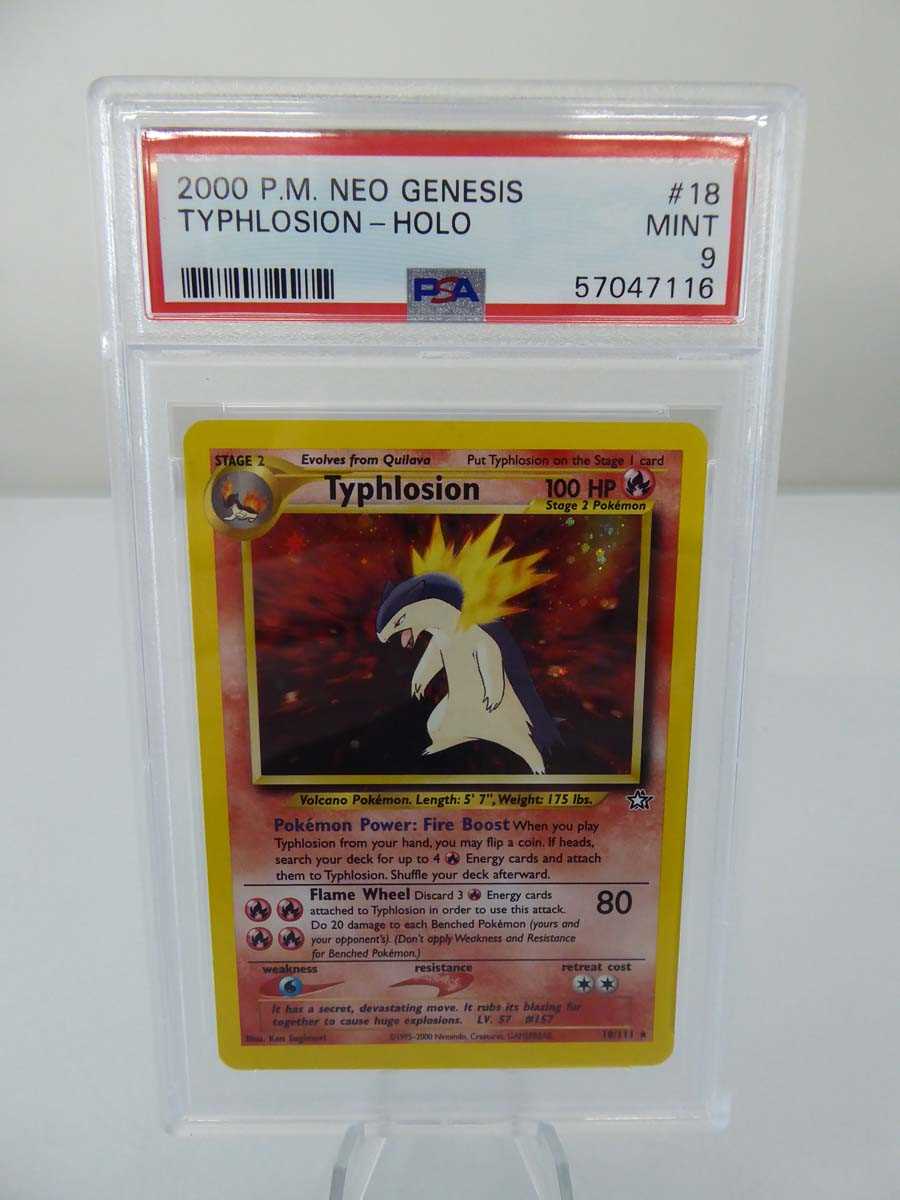 Lot 2000 Pokémon Neo Genesis Typhlosion Holo –...