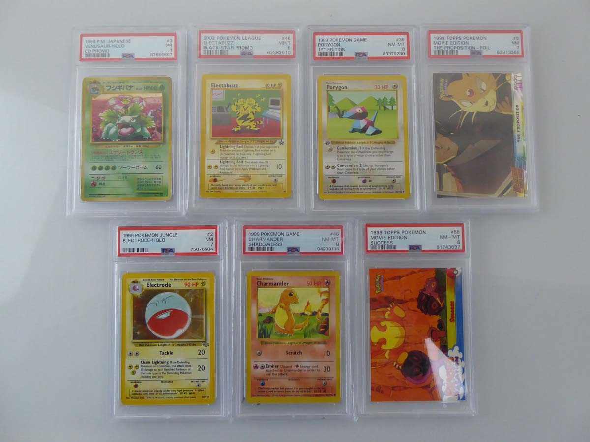 Lot x7 Assorted Graded Pokémon Cards to include...