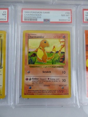 Lot x7 Assorted Graded Pokémon Cards to include...