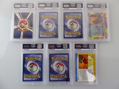 Lot x7 Assorted Graded Pokémon Cards to include...