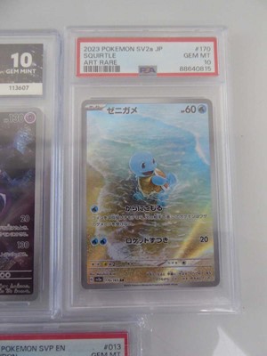 Lot x7 Graded Pokémon Cards to include 2023...