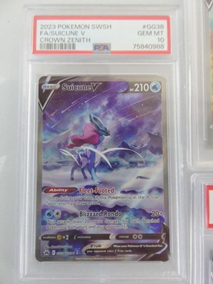 Lot x9 Assorted Graded Pokémon Cards to include...