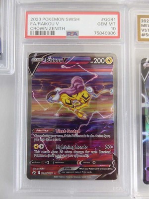 Lot x9 Assorted Graded Pokémon Cards to include...