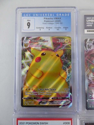 Lot x4 Assorted Graded Pokémon Cards to include...