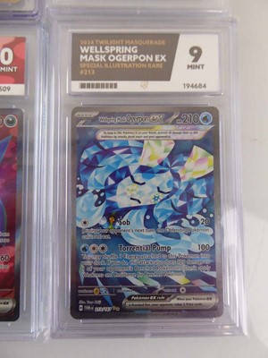 Lot x4 Assorted Graded Pokémon Cards to include...