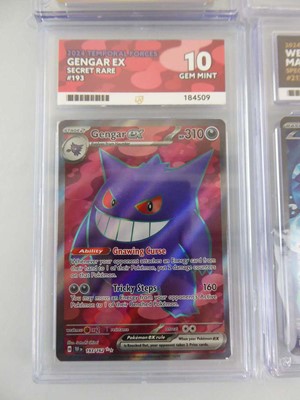 Lot x4 Assorted Graded Pokémon Cards to include...