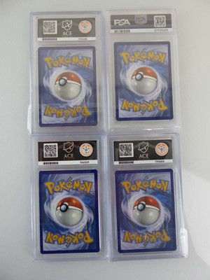 Lot x4 Assorted Graded Pokémon Cards to include...