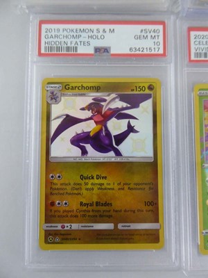 Lot x4 Assorted Graded Pokémon Cards to include...