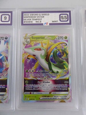 Lot x3 Assorted Graded Pokémon Cards to include...