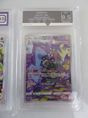 Lot x3 Assorted Graded Pokémon Cards to include...