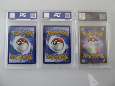 Lot x3 Assorted Graded Pokémon Cards to include...