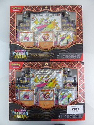 Lot 2x Pokémon Scarlet & Violet Paldean Fates...