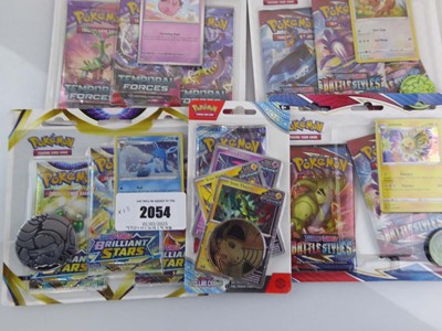 Lot 10 Assorted Pokémon 3 Pack Booster Blister...