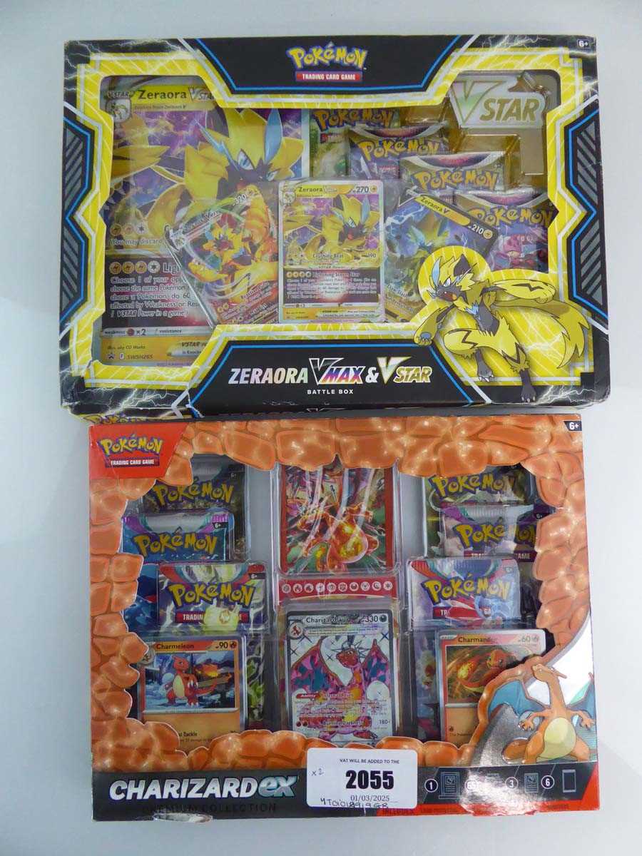 Lot Pokémon Charizard EX Premium Collection Box &...