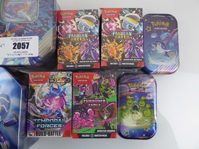 Lot 2x Pokémon Paldea Legends Tins, 1x Pokémon...