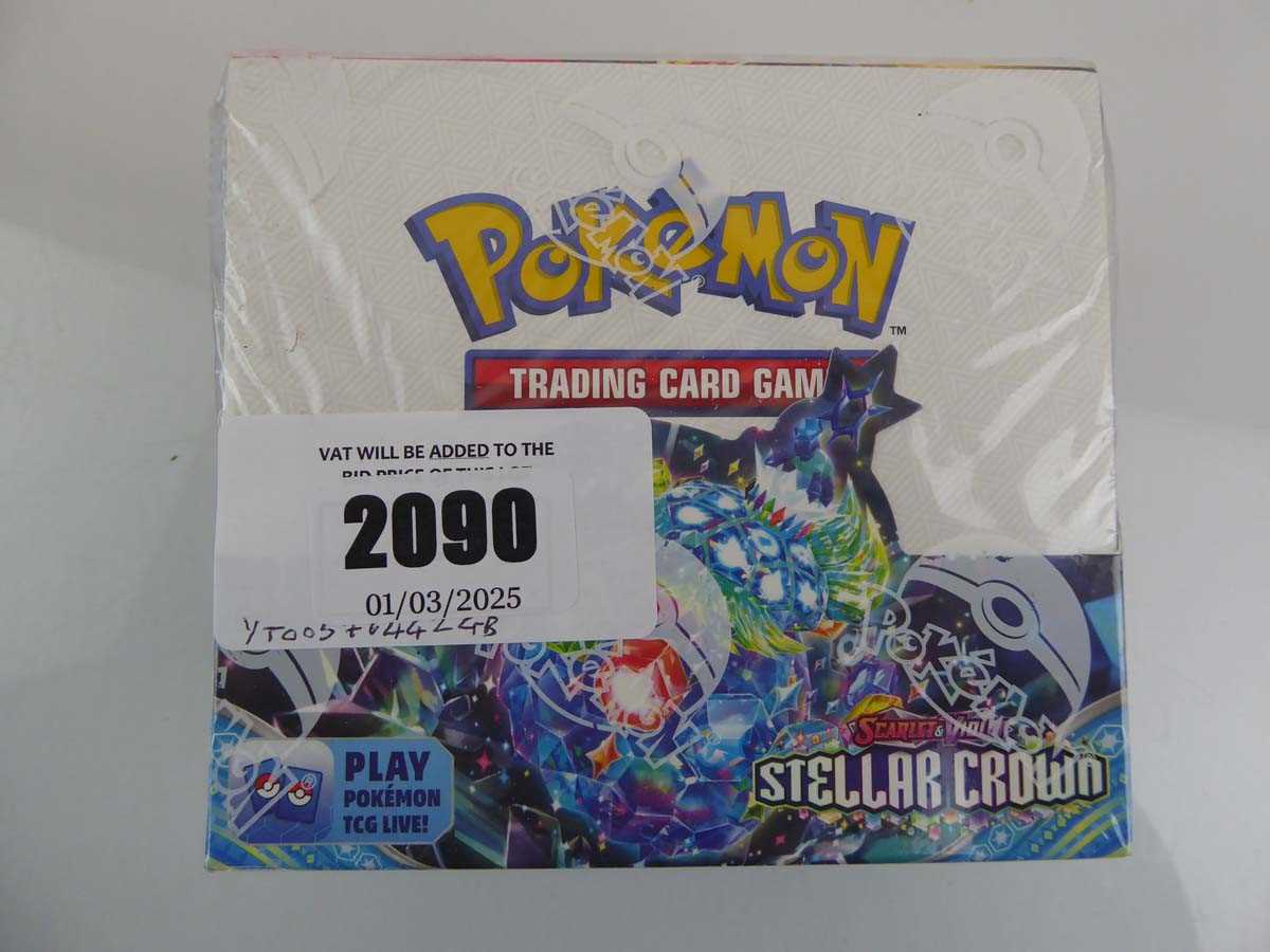 Lot Pokémon Scarlet & Violet Steller Crown Booster...