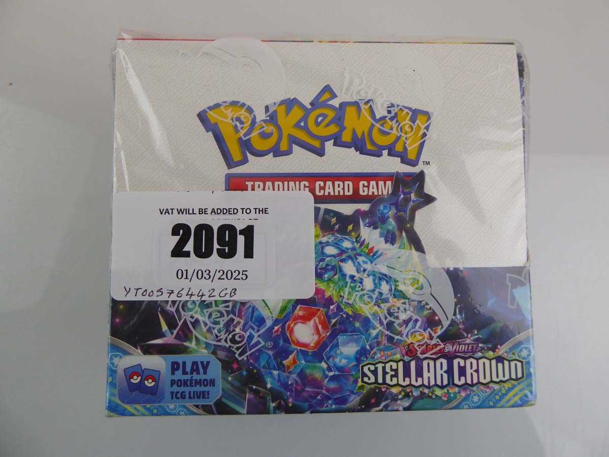 Lot Pokémon Scarlet & Violet Steller Crown Booster...