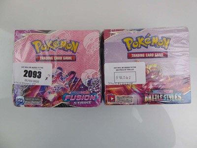 Lot x2 Assorted Pokémon Booster Boxes to include...