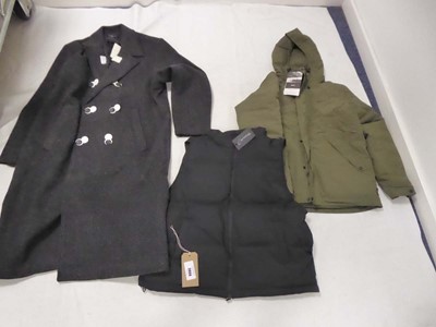 Lot 3x Coats to include Abercrombie & Fitch,...