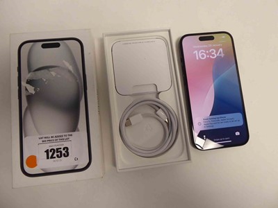 Lot Apple iPhone 15, 256GB, Black, model A3090,...