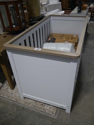 Lot 1244 - Modern white and limed oak finish childrens...