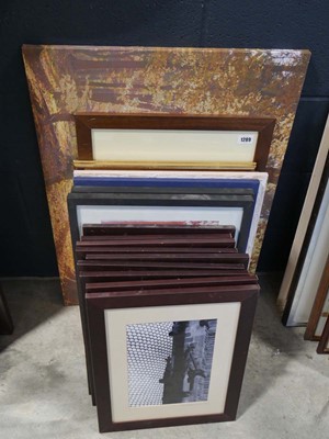 Lot 1289 - Stack of approx. 17 various framed prints and...