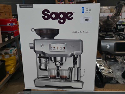 Lot 1001 - Boxed Sage Oracle Touch coffee machine