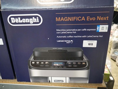 Lot 1013 - Boxed De'Longhi Magnifica Evo Next coffee machine