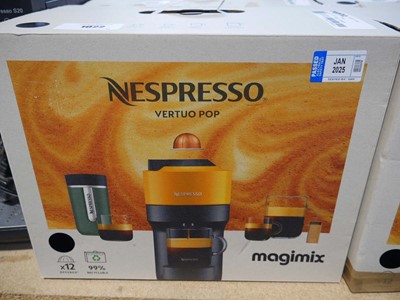 Lot 1022 - Boxed Nespresso Vertuo Pop Magimix coffee machine