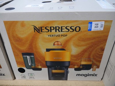 Lot 1023 - Boxed Nespresso Vertuo Pop Magimix coffee machine