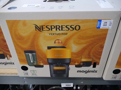 Lot 1024 - Boxed Nespresso Vertuo Pop Magimix coffee machine