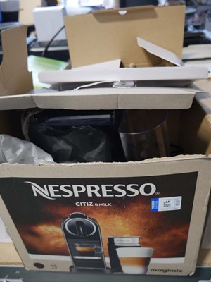 Lot 1030 - Boxed Nespresso Citiz & Milk Magimix coffee...