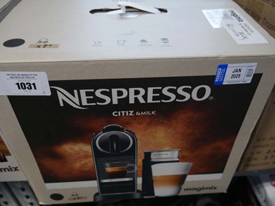 Lot 1031 - Boxed Nespresso Citiz & Milk Magimix coffee...