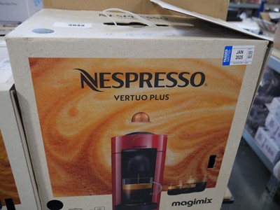 Lot 1032 - Boxed Nespresso Vertuo Plus Magimix coffee...