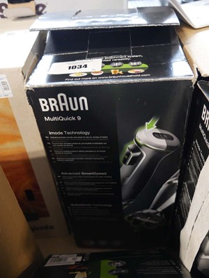 Lot 1034 - Boxed Braun MultiQuick 9 handheld food processor