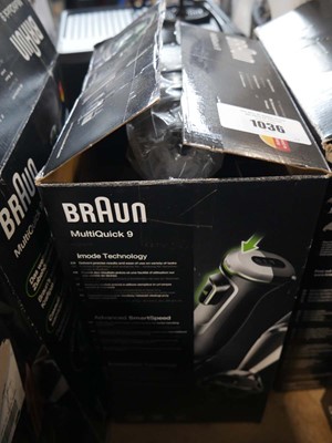 Lot 1036 - Boxed Braun MultiQuick 9 handheld food processor