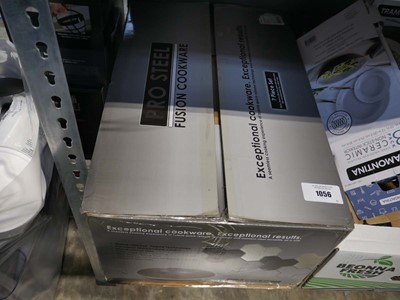 Lot 1056 - Boxed Prosteel Fusion 7 piece cookware set