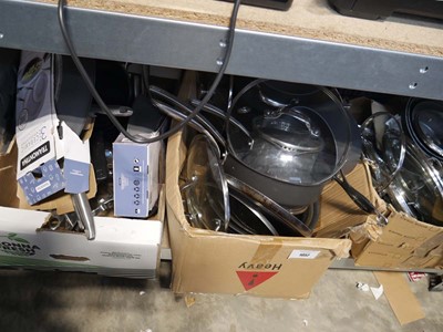 Lot 1057 - Bay of cookware incl. Greenpan, Rock,...